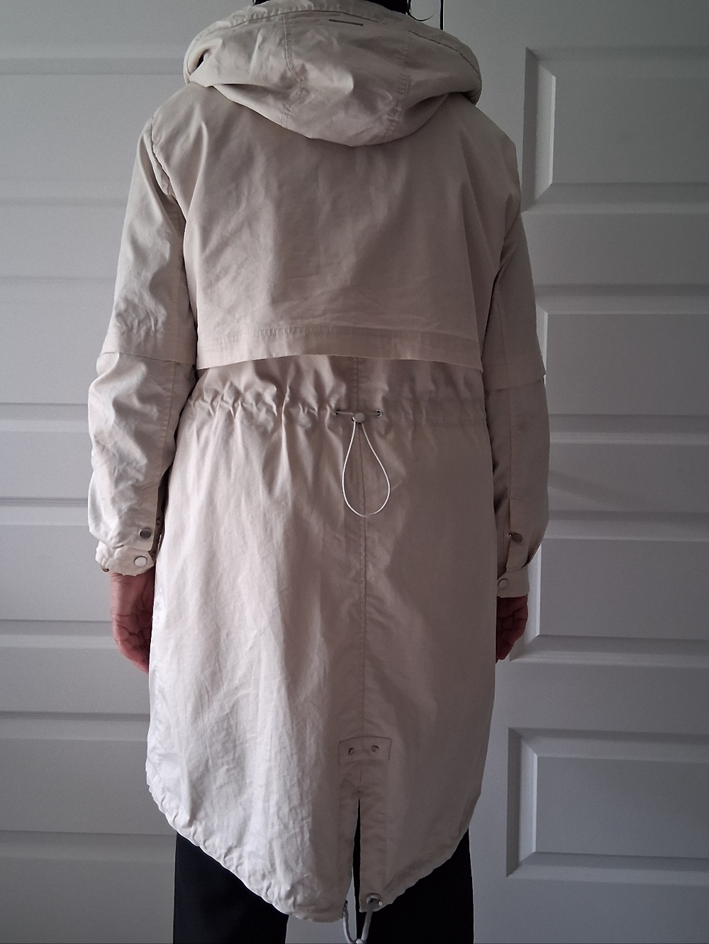 Soia & Kyo Rain Jacket Trench XL US 14 VGUC Water Resistant - Picture 6 of 16